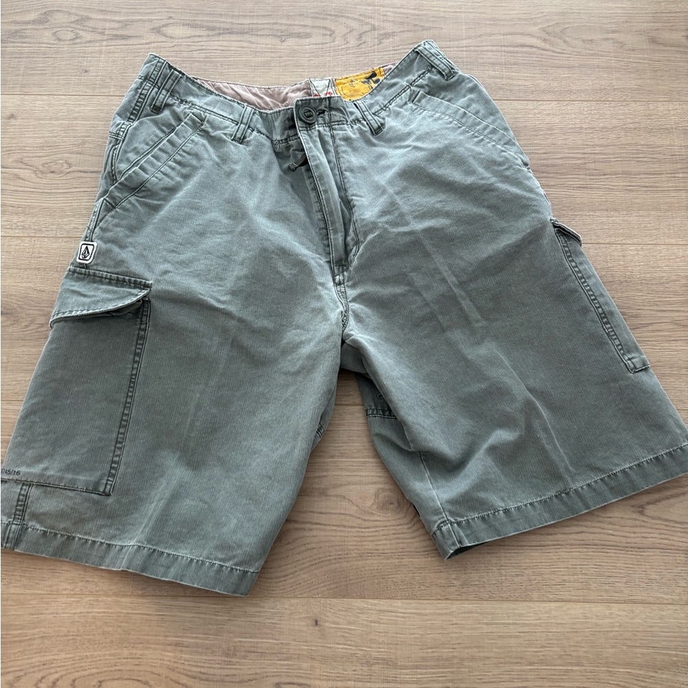 Volcom Men's Cargo Shorts - Gray